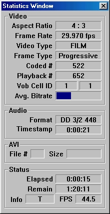  1.       DVD2AVI 1.76 (Build 1.85).