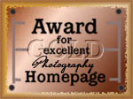 Award For Excellent Photography Homepage