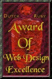 Dutch Ruby Award