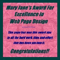 Mary Jane's Award