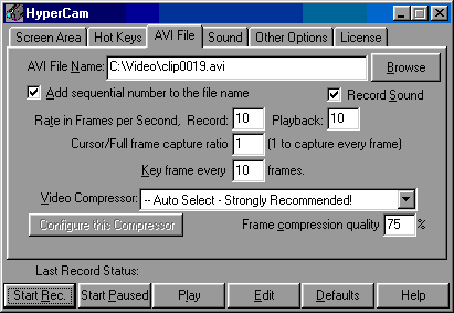 . 3.     AVI  HyperCam.