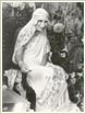 The Mother on Saraswati Puja day, Pondicherry 1955